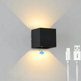 Vägglampa Svart Aluminium Justerbar Kub LED Carvallo