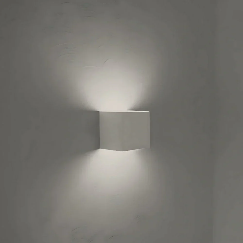 Vägglampa Svart Aluminium Justerbar Kub LED Carvallo
