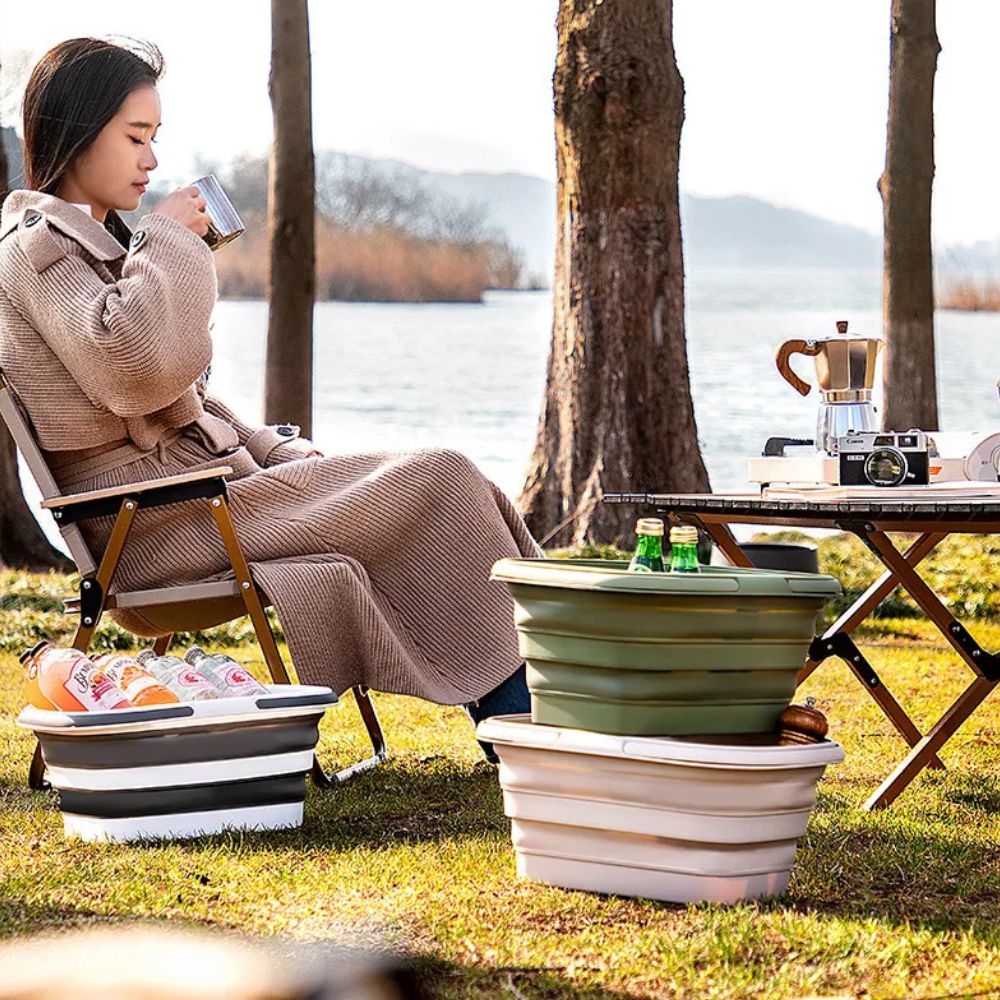 Förvaringskorg Sammanfallande Plast Vikbar Organisatör Carvallo