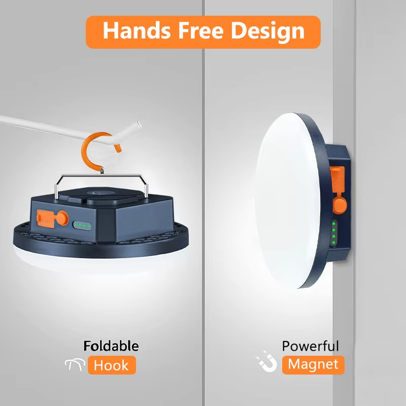 Campinglampa med uppladdningsbart LED-ljus Carvallo