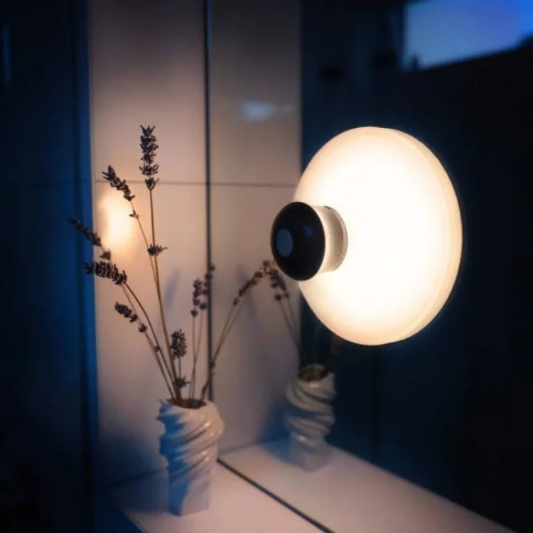 Vägglampa med uppladdningsbar sugmontering LED Carvallo
