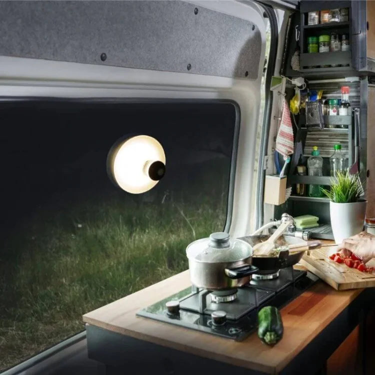 Vägglampa med uppladdningsbar sugmontering LED Carvallo