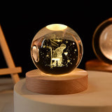 3D Kristallkulor LED Ljus Carvallo
