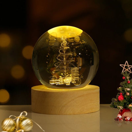 3D Kristallkulor LED Ljus Carvallo