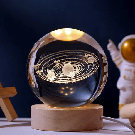 3D Kristallkulor LED Ljus Carvallo