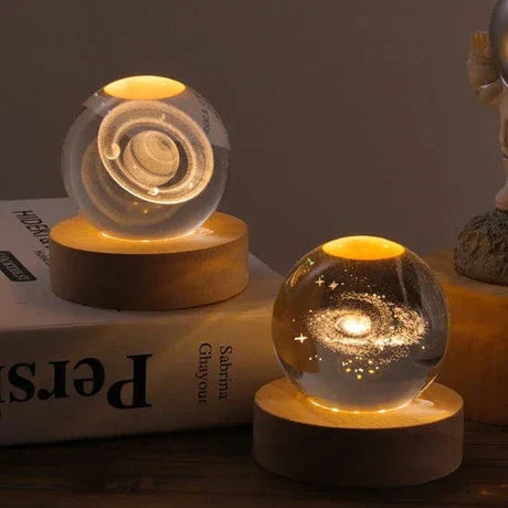 3D Kristallkulor LED Ljus Carvallo
