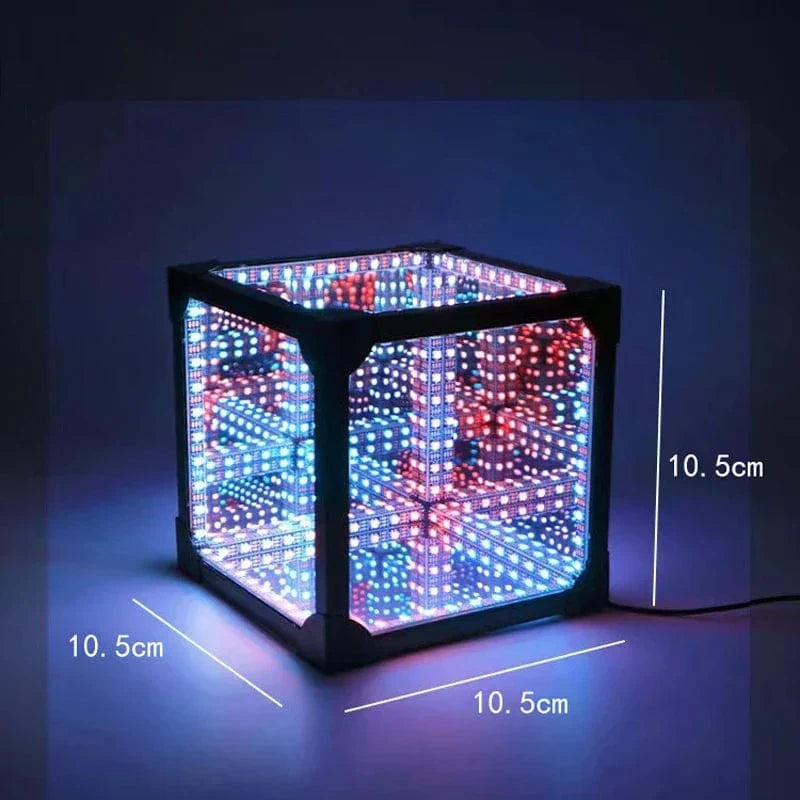 3D Kub Abyss Skrivbord Atmosfär Ljus Carvallo