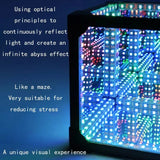 3D Kub Abyss Skrivbord Atmosfär Ljus Carvallo