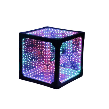3D Kub Abyss Skrivbord Atmosfär Ljus Carvallo
