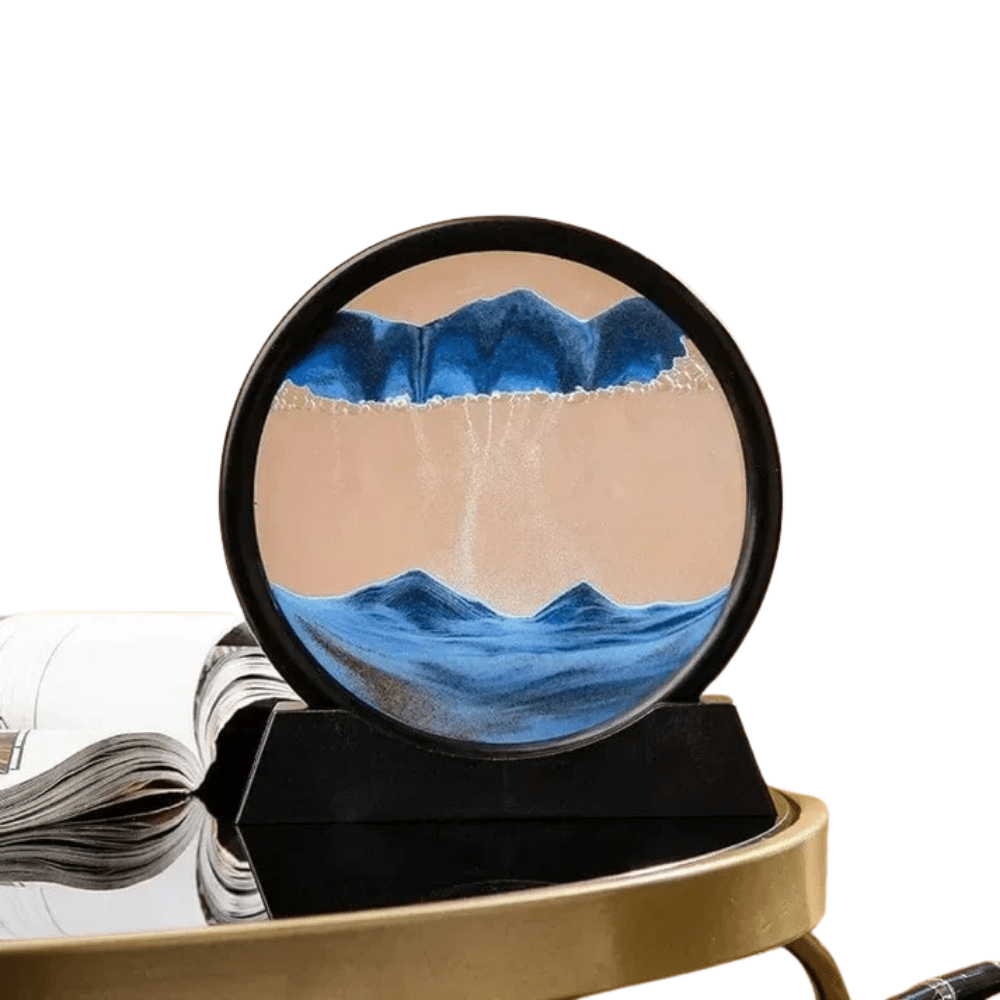 3D Sandur H glaskropp Rörlig Sand Carvallo
