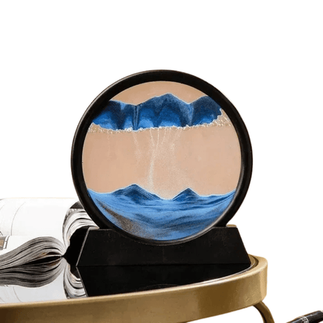 3D Sandur H glaskropp Rörlig Sand Carvallo