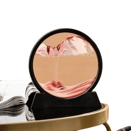 3D Sandur H glaskropp Rörlig Sand Carvallo