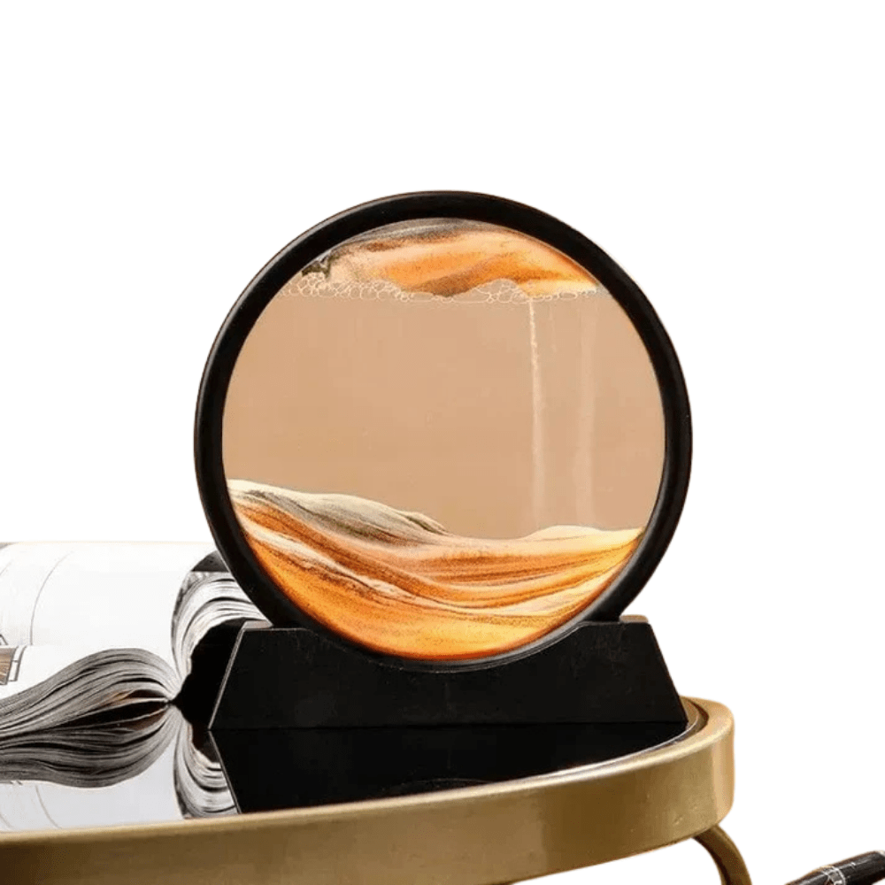 3D Sandur H glaskropp Rörlig Sand Carvallo
