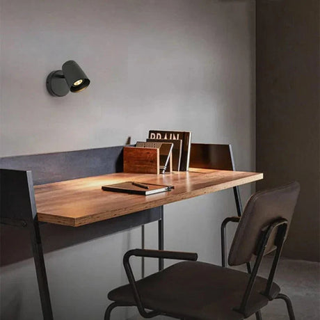 5W LED Vägglampa - Justerbar Fäste - Vikbar Rotation - Varm/Kall Vit - Aluminiumkropp - Modern Design Carvallo