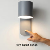 Justerbar Nordisk Vägglampa med Rotabel Sconcelampa och Integrerad Strömbrytare – Inomhus Vägglampor för Heminredning Carvallo