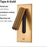 Justerbar USB-laddningsvägglampa med 350° rotation – Modern vägglampa för nattduksbord och hotellanvändning Carvallo