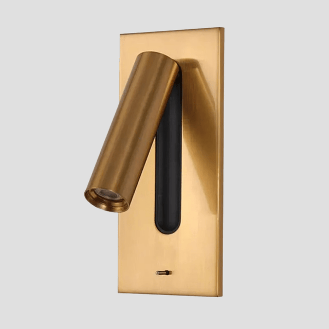 Justerbar USB-laddningsvägglampa med 350° rotation – Modern vägglampa för nattduksbord och hotellanvändning Carvallo