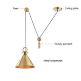 Svart Justerbar Pendelarmatur med Lyftblock – Modern Taklampa för Hem och Restaurang Carvallo