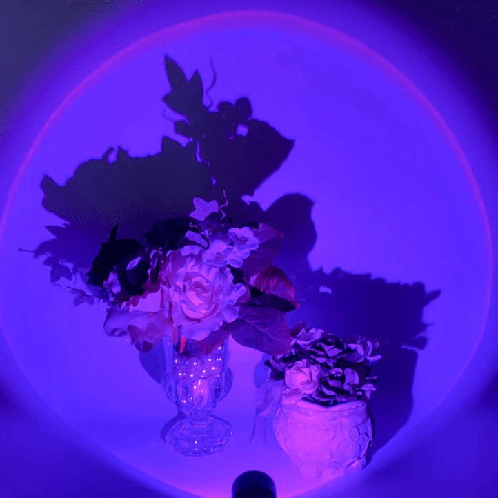 Färgförändrande solnedgångslampa USB-driven Carvallo