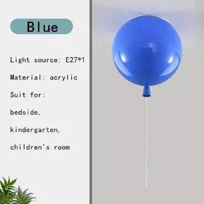 Färgglad LED taklampa för barnrum – Energieffektiv ballongdesign, ögonvänlig belysning Carvallo