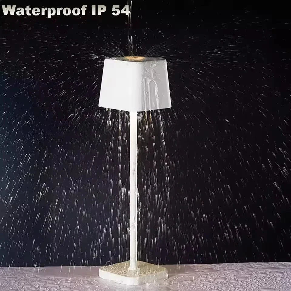 Trådlös LED Bordslampa – Uppladdningsbar - Varmvit - Steglös Dimming - Aluminium - Inomhusbelysning Carvallo