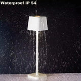 Trådlös LED Bordslampa – Uppladdningsbar - Varmvit - Steglös Dimming - Aluminium - Inomhusbelysning Carvallo