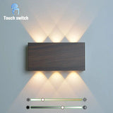 Trådlös LED-vägglampa med touchkontroll – Uppladdningsbar - Dimbar - Minimalistisk design - Tre färgtemperaturer - Inomhusbruk Carvallo