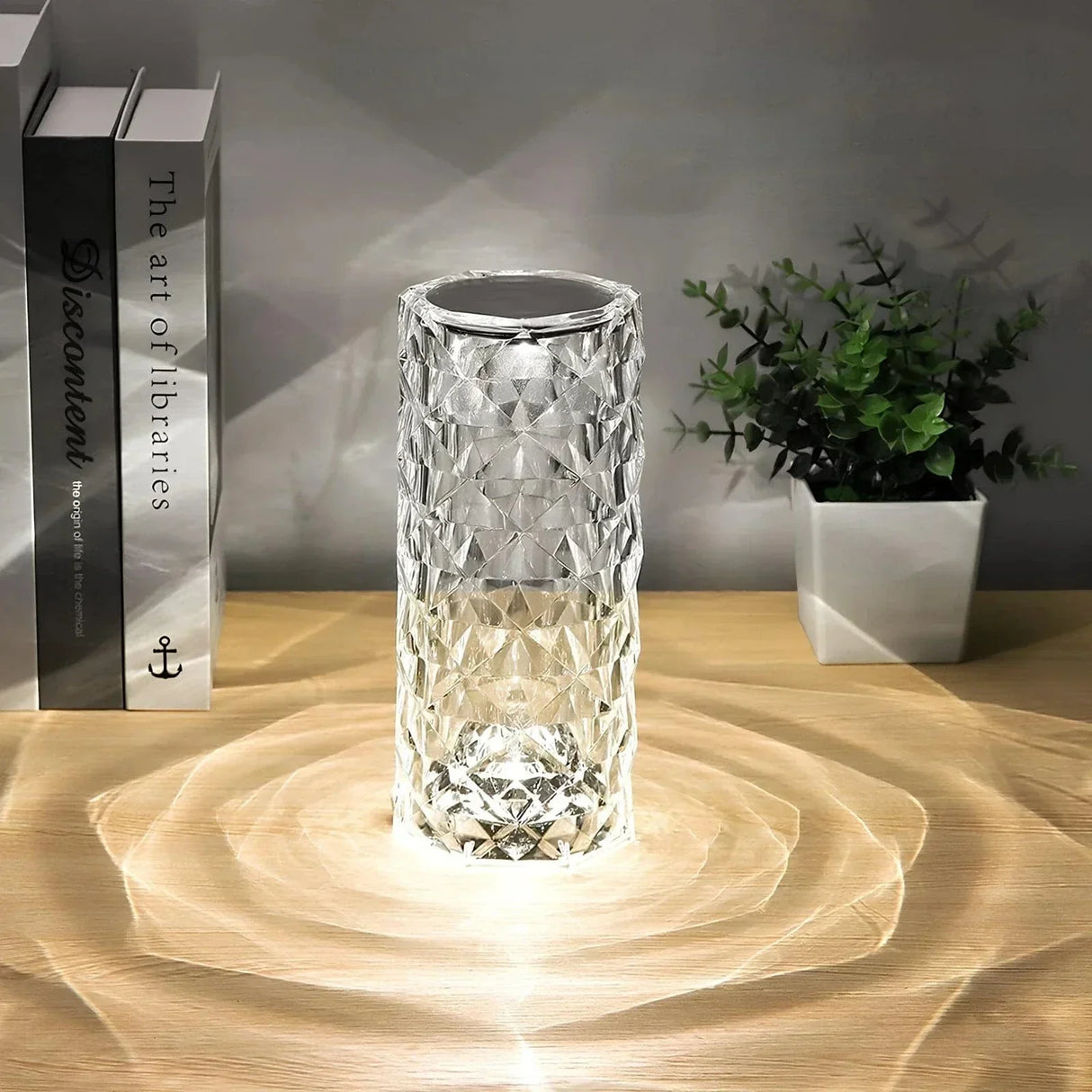 Crystal Touch Elegant Rechargeable Table Lamp Carvallo