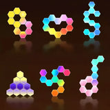 Anpassningsbara LED Hexagon Vägglampor Carvallo