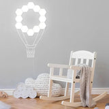 Anpassningsbara LED Hexagon Vägglampor Carvallo