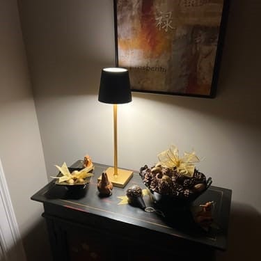 Dimbar Deluxe Uppladdningsbar Bordslampa Carvallo