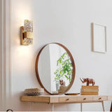 Dimbar LED Kristall Vägglampa med Fjärrkontroll, Justerbar 3000K-6000K för Badrum, Vardagsrum och Sovrum Sconces Carvallo
