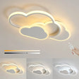 Dimmbar LED Taklampa – Moln Design – Justerbar Färgtemperatur - 32W - Fjärrkontroll - Ideal för Barnrum Carvallo