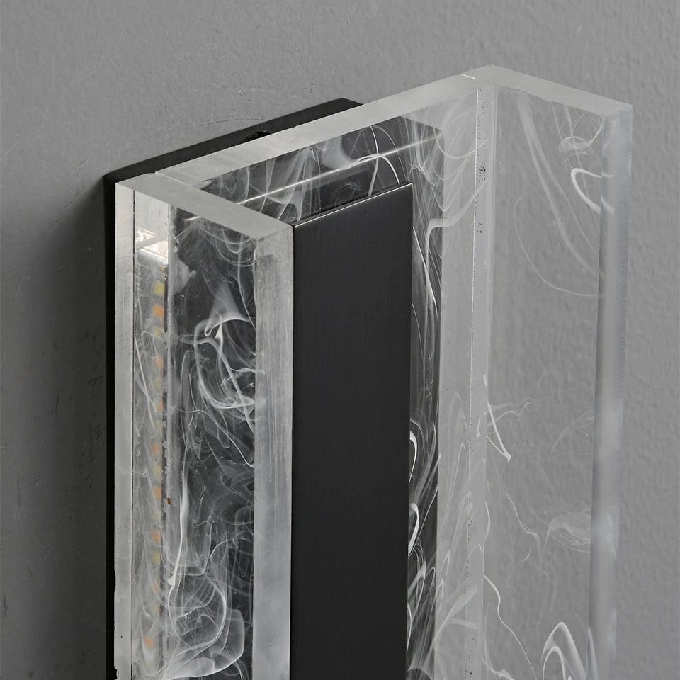 Dimbar LED Vägglampa, 12W Modern Akryl- och Kopparvägglampa för Vardagsrum och Sovrum Belysning Carvallo