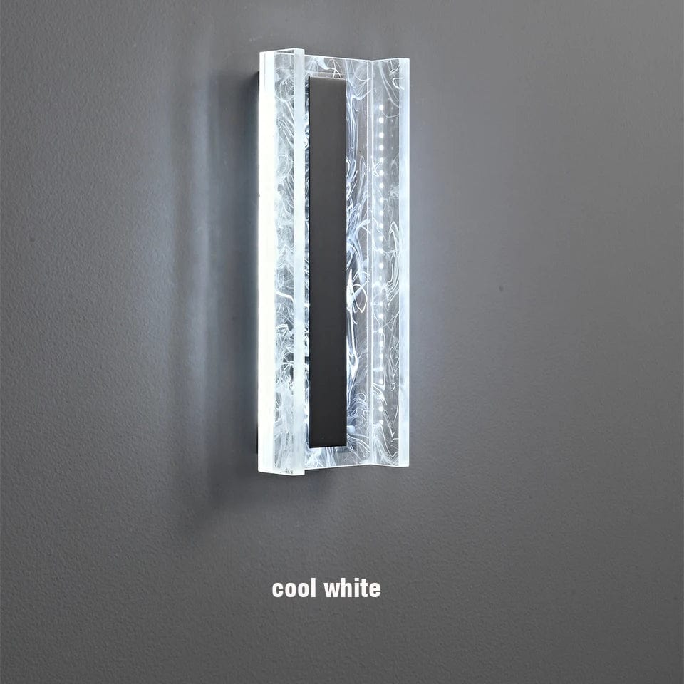 Dimbar LED Vägglampa, 12W Modern Akryl- och Kopparvägglampa för Vardagsrum och Sovrum Belysning Carvallo