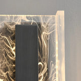 Dimbar LED Vägglampa, 12W Modern Akryl- och Kopparvägglampa för Vardagsrum och Sovrum Belysning Carvallo