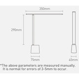 Dimbar Uppladdningsbar LED Skrivbordslampa – Fällbar Design - Smart Anpassningsbar Ljusstyrka - 180° Rotation - Justerbar Färgtemperatur - Ögonskydd Carvallo
