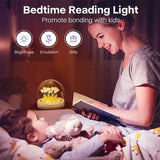 DIY Tulpan LED Nattljus – Batteridriven - Färgglad - Träbas - Inredning - Charmig Gåva Idé Carvallo