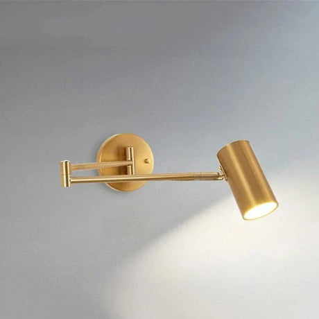 Fällbar LED-vägglampa med teleskopisk design – Justerbar - Modern nordisk stil - Idealisk för sovrum - Vardagsrum - Väggmonterad Carvallo