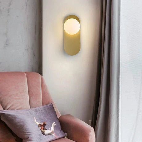 Frosted Glass LED Vägglampor Carvallo