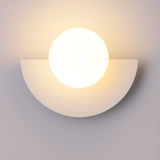 Frosted Globe Smidesjärn Vägglampa Carvallo