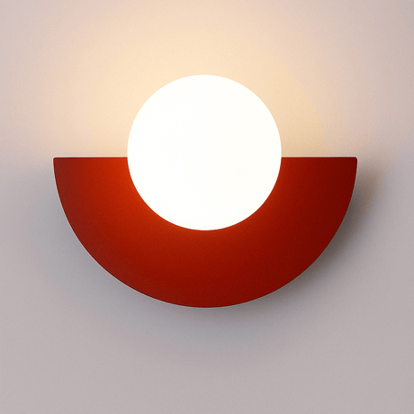 Frosted Globe Smidesjärn Vägglampa Carvallo