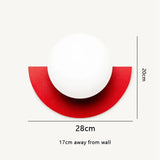 Frosted Globe Smidesjärn Vägglampa Carvallo