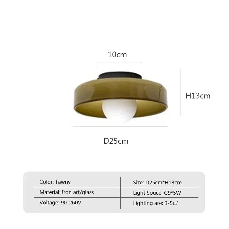 Glas Tak- och Vägglampor Carvallo