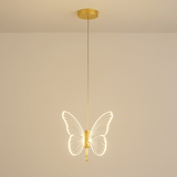 Gyllene LED Fjäril Hänglampa Carvallo