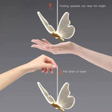 Gyllene LED Fjäril Hänglampa Carvallo