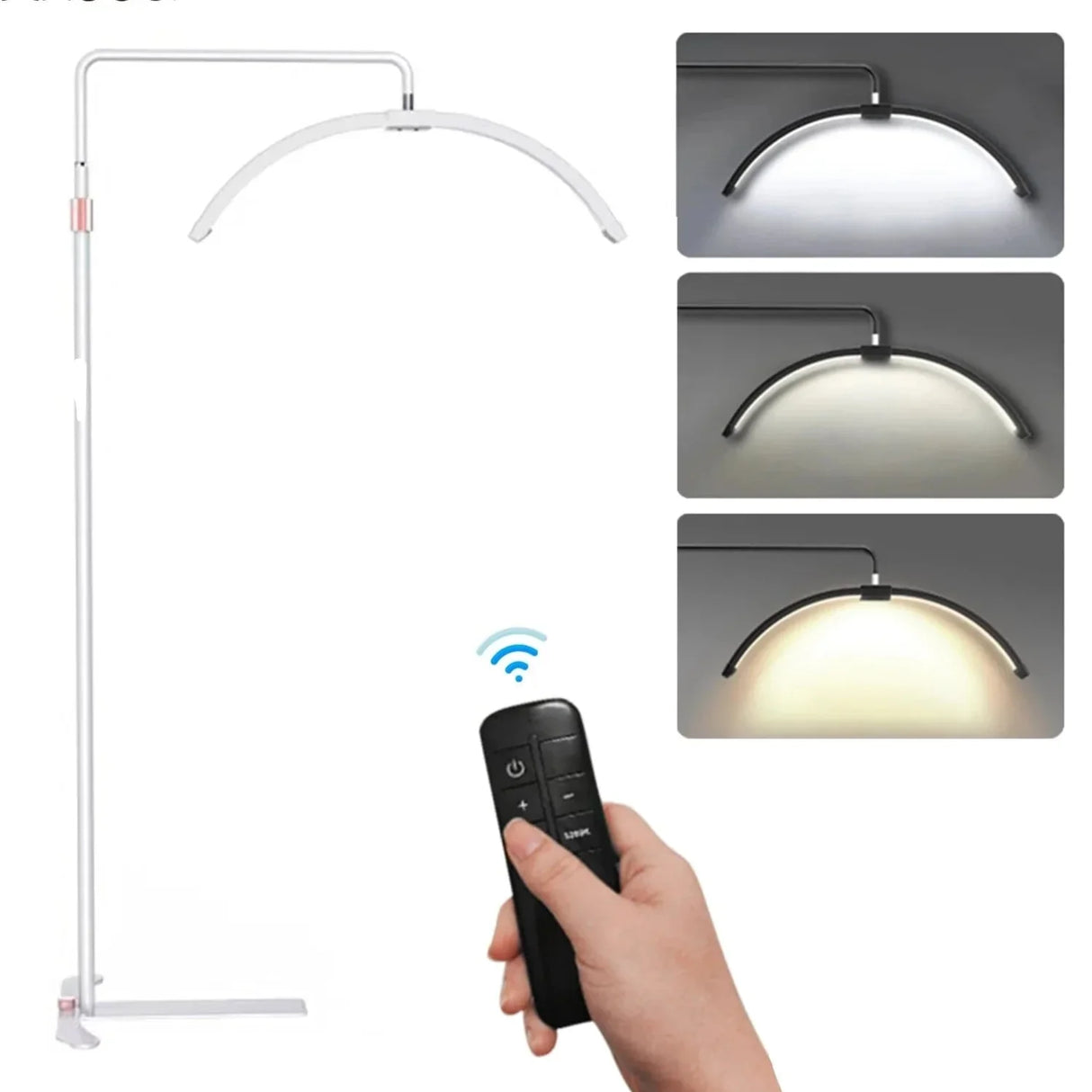 Halvmåne LED Golvlampa Carvallo