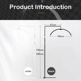 Halvmåne LED Golvlampa Carvallo