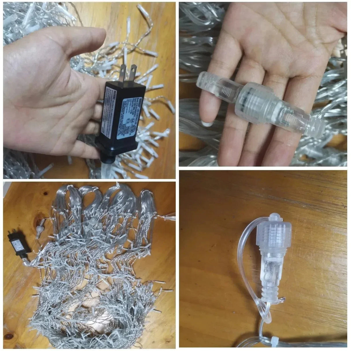 Icicle String LED Twinkle Effekt Ljus Carvallo