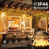 Icicle String LED Twinkle Effekt Ljus Carvallo